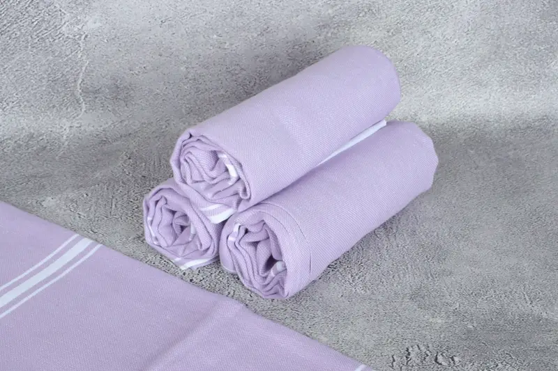 70x40 Cotton Striped Fringeless Towel, Bachelor Gifts, Personalized Bridesmaid Gift, Hammam Towel USA, Luxury towel, Anniversary Gift For Her - 8