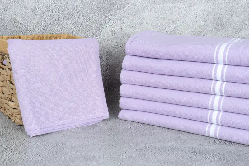 70x40 Cotton Striped Fringeless Towel, Bachelor Gifts, Personalized Bridesmaid Gift, Hammam Towel USA, Luxury towel, Anniversary Gift For Her - 3