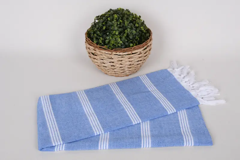 Personalized Turkish Beach Towel, 70x30 Cotton Striped Towel, Monogram Beach Towel, Sand-resistant towel, Gift For Boyfriend, Gifts For Him - 4