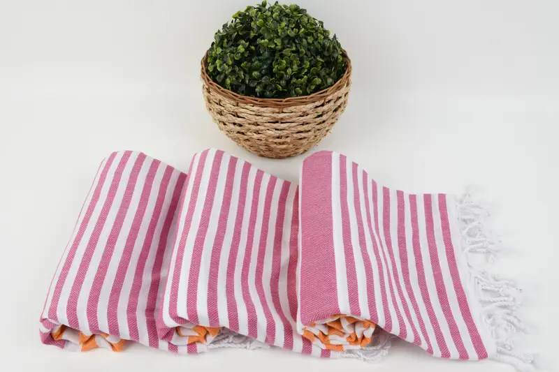 Bachelor Gifts, Lightweight towel, 68x36 Cotton Striped Towel, Authentic Turkish hammam peshtemal, Lightweight Turkish towel, Gift For Bride - 8