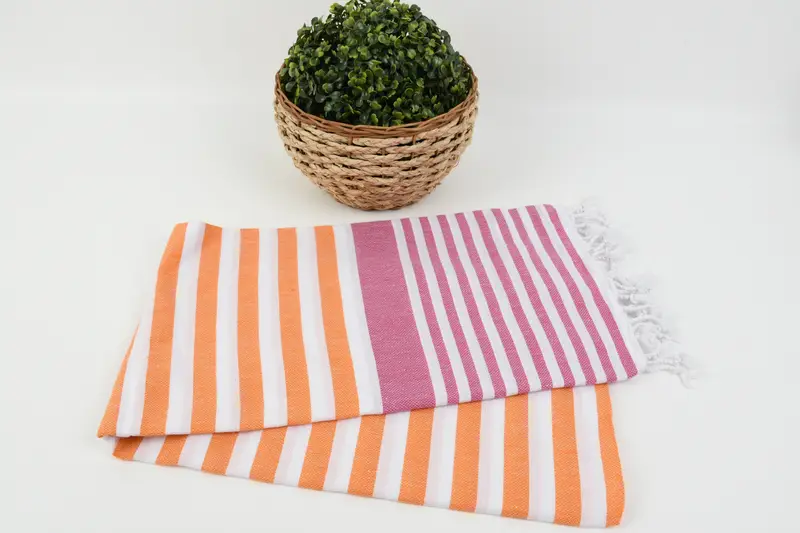 Bachelor Gifts, Lightweight towel, 68x36 Cotton Striped Towel, Authentic Turkish hammam peshtemal, Lightweight Turkish towel, Gift For Bride - 4