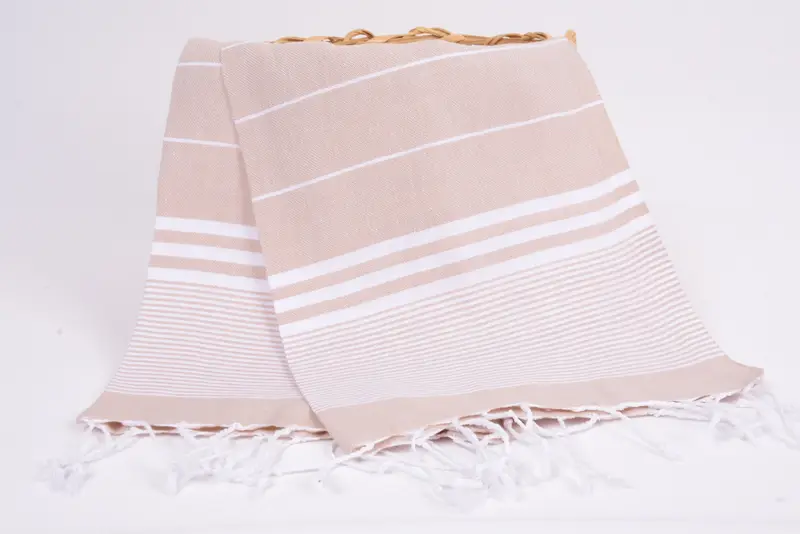 Wedding Favors, Beach Theme Wedding Gift, Organic Towel, Bridesmaid Gifts, 40x24 Cotton Striped Towel, Monogrammed Hand Towel, Christmas Hand Towel - 5