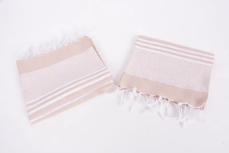 Wedding Favors, Beach Theme Wedding Gift, Organic Towel, Bridesmaid Gifts, 40x24 Cotton Striped Towel, Monogrammed Hand Towel, Christmas Hand Towel - 8