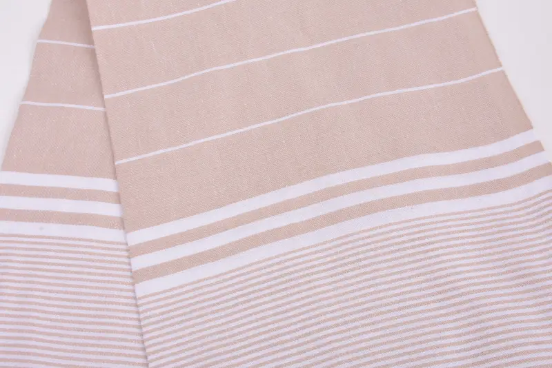 Wedding Favors, Beach Theme Wedding Gift, Organic Towel, Bridesmaid Gifts, 40x24 Cotton Striped Towel, Monogrammed Hand Towel, Christmas Hand Towel - 4