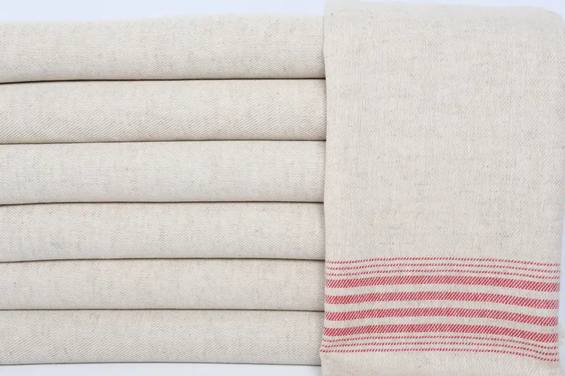 Custom Hand Towel, Small Bath Towels, Custom Wedding Gifts, Personalized Kitchen Towel, Bachelor Party Gifts, 36x18 Linen Striped Towel, Gym Towel - 1
