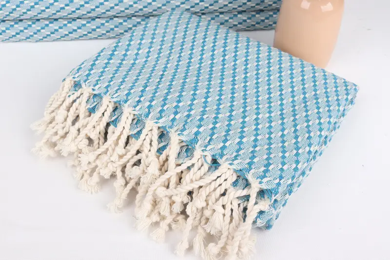 Custom Wedding Gifts, Personalized Bridesmaid Gift, Monogram Towels, 68x40 Cotton Geometric Towel, Turkish beach towel, Valentines Day Gift For Him - 5