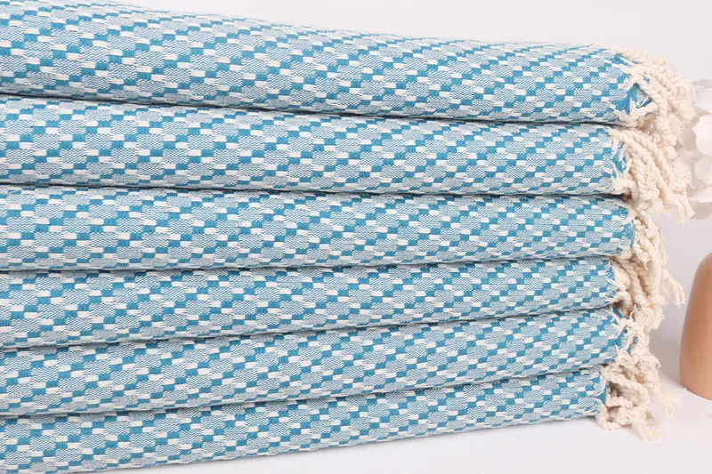 Custom Wedding Gifts, Personalized Bridesmaid Gift, Monogram Towels, 68x40 Cotton Geometric Towel, Turkish beach towel, Valentines Day Gift For Him - 3