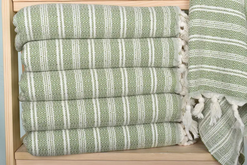 32x18 Cotton Flat Towel, Gift For Bride, Bridesmaid Towel, Monogrammed Turkish Towel, Turkish Hand Towel, Summer Gift, Kitchen Towel, Wedding Favors - 2