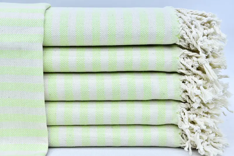 Custom Hand Towel, Personalized Kitchen Towel, Gift For Her, Personalized Dish Towel, Boyfriend Christmas Gift, 40x24 Cotton Striped Towel - 1