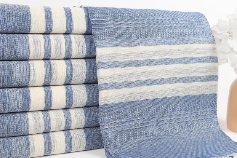 Monogram Towels, Lightweight Turkish towel for beach, Luxury towel, Best Beach Towel, 68x40 Cotton Striped Towel, Gift Boxes Towel, Home Decor Gifts - 2