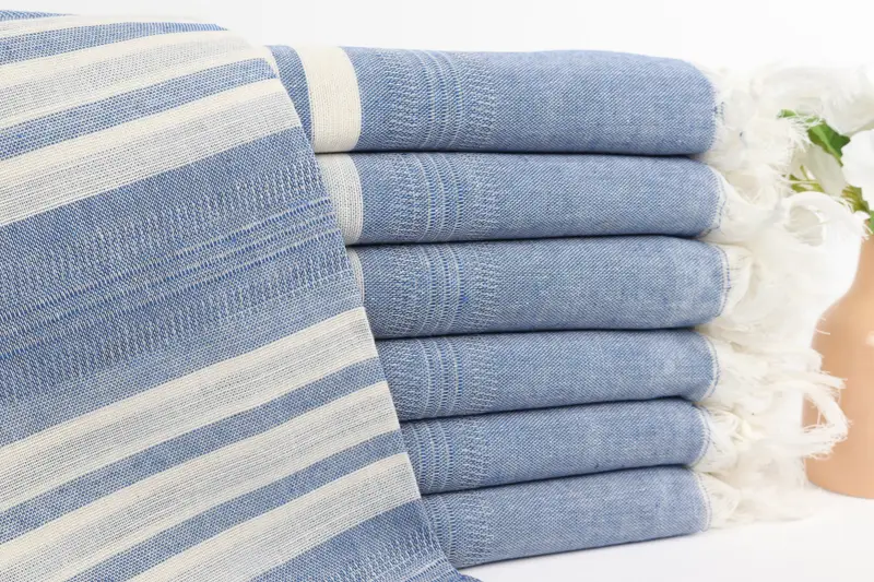 Monogram Towels, Lightweight Turkish towel for beach, Luxury towel, Best Beach Towel, 68x40 Cotton Striped Towel, Gift Boxes Towel, Home Decor Gifts - 1