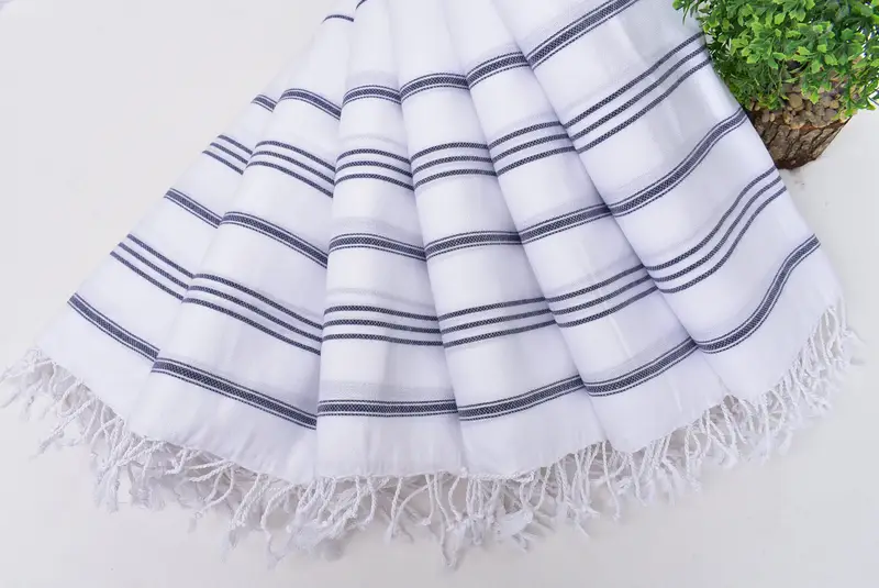 Gift For Him, 40x24 Cotton Striped Towel, Turkish Hand Towel, Personalized Hand Towel, Decorative Towel, Small Bath Towels, Valentines Day Gift - 4