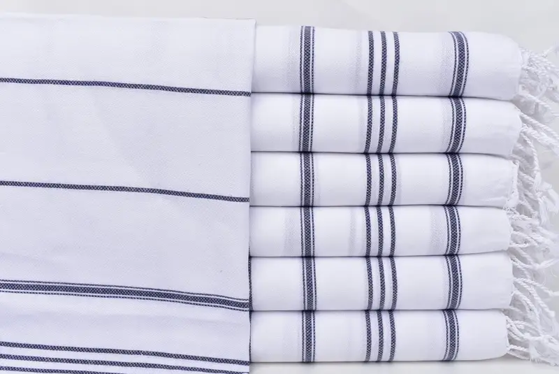 Gift For Him, 40x24 Cotton Striped Towel, Turkish Hand Towel, Personalized Hand Towel, Decorative Towel, Small Bath Towels, Valentines Day Gift - 1
