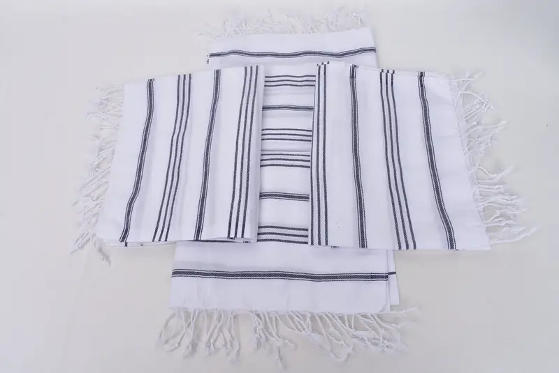 Gift For Him, 40x24 Cotton Striped Towel, Turkish Hand Towel, Personalized Hand Towel, Decorative Towel, Small Bath Towels, Valentines Day Gift - 6