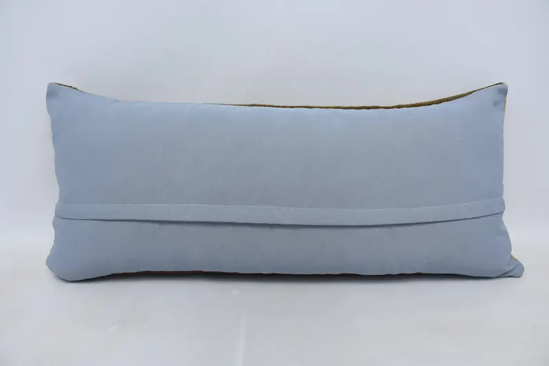 Bohemian Cushion Pillow Case, Pillow for Sofa, Ethnical Kilim Rug Pillow, Cushion, Yoga Cushion, Boho Pillow, 16x36 Beige Pillow - 6