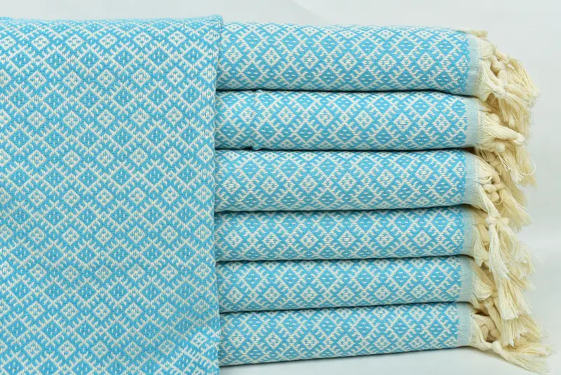 パーソナライズされたキッチンタオル、38x20コットンダイヤモンドタオル、トルコのタオルハンドタオル、彼へのギフト、パーソナライズされたハンドタオル、バレンタインデーギフトのアイデア - 1