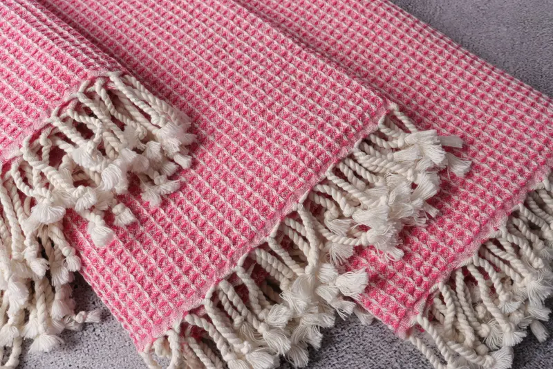 Lightweight Turkish towel, Spa Towel, Bachelor Gifts, 68x36 Cotton Waffle Towel, Bachelorette Party Gifts Bridesmaids, Wedding Gift For Bride - 5