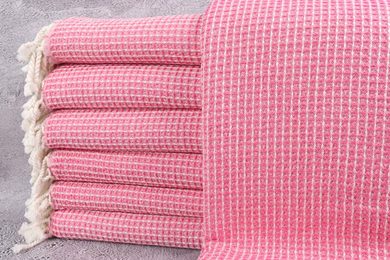 Lightweight Turkish towel, Spa Towel, Bachelor Gifts, 68x36 Cotton Waffle Towel, Bachelorette Party Gifts Bridesmaids, Wedding Gift For Bride - 1