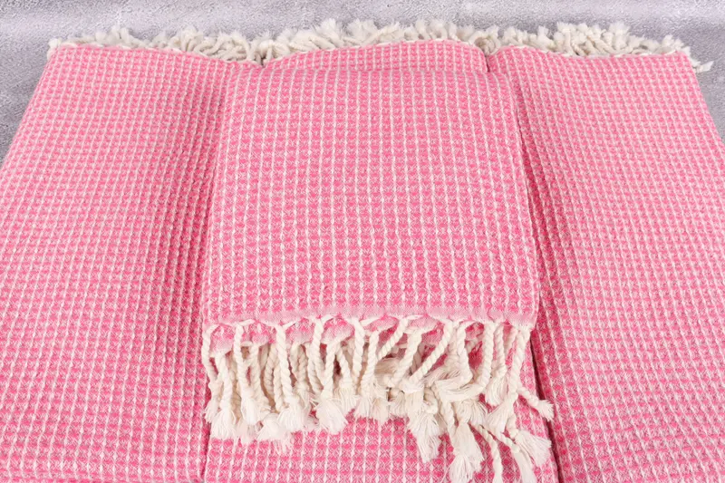 Lightweight Turkish towel, Spa Towel, Bachelor Gifts, 68x36 Cotton Waffle Towel, Bachelorette Party Gifts Bridesmaids, Wedding Gift For Bride - 4