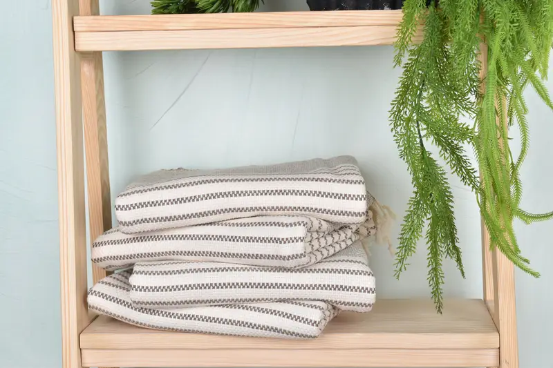 Absorbent towel, Turkish beach towel with fringe, 76x40 Cotton Striped Towel, Housewarming Gift, Bachelor Gift, Personalized Bridesmaid Gift - 7