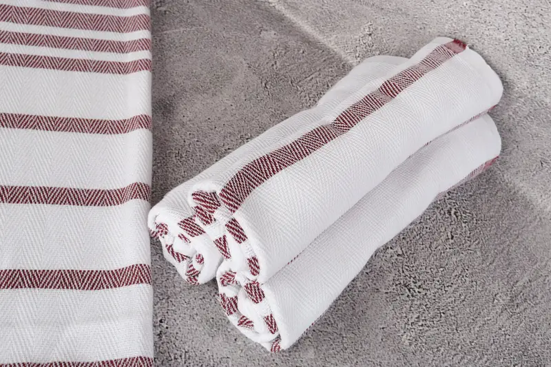Custom Hand Towel, 36x24 Cotton Herringbone Towel, Personalized Hand Towel, Valentine Day Gift For Her, Gift For Coworker, Turkish Tea Towel - 8