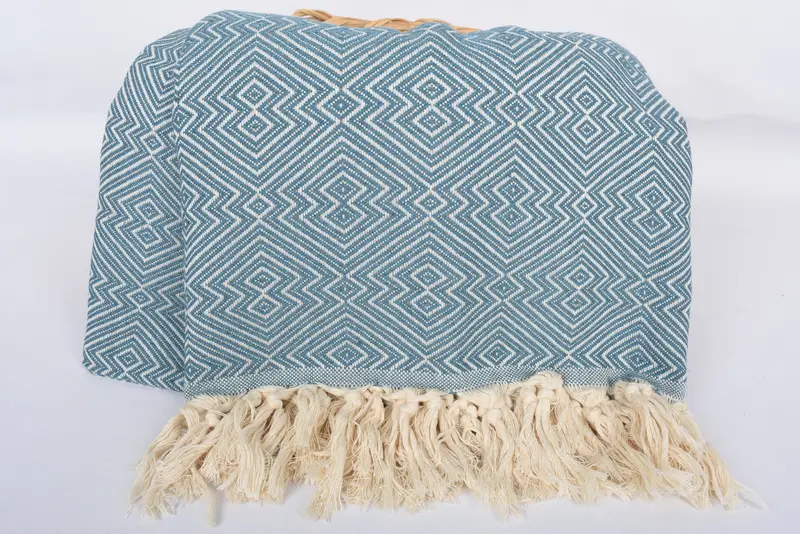 Mother Of The Groom Gift, Decorative Blanket, Monogram Beach Blanket, Custom Blanket, 92x80 Cotton Diamond Towel, Wedding Favors, Aesthetic Blanket - 5