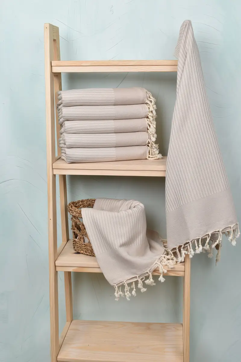 70x40 Cotton Striped Towel, Custom Towel Beach, Christmas Favors, Lightweight Turkish towel, Bachelor Bachelorette Party Favors, Custom Wedding Gift - 2