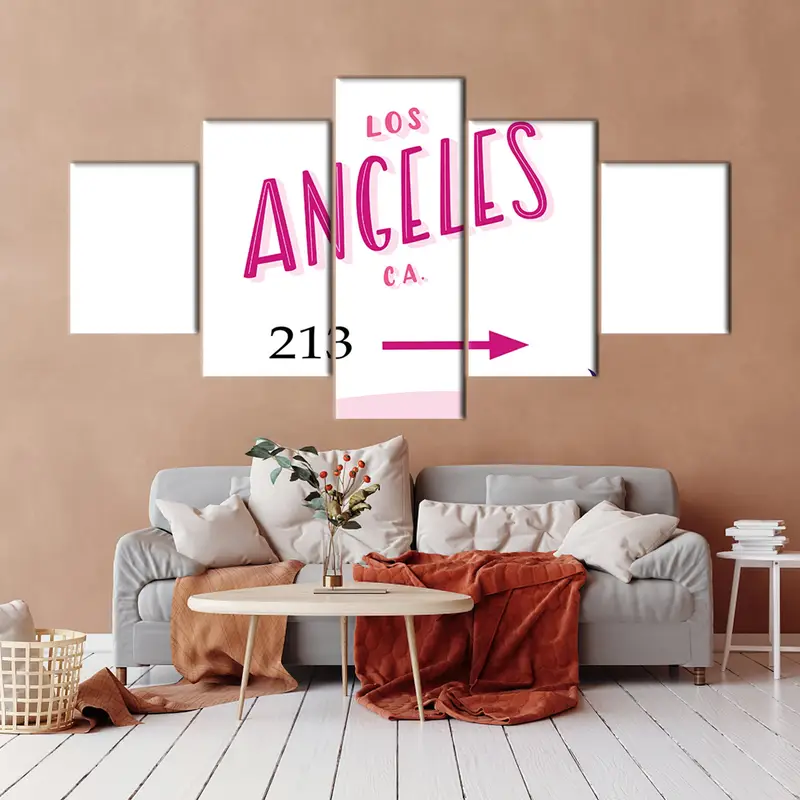 Los Angeles,  Los Angeles Wall Art, Los Angeles Print, Los Angeles Poster, Large Wall Decor, Living Room Wall Art, NYC, Wall Art Canvas - 5
