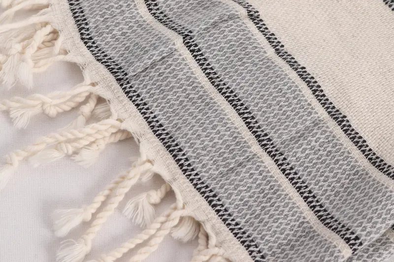 Turkish Hand Towel, 40x20 Linen Striped Towel, Guest Towel, Personalized Hand Towel, Beach Wedding Favor, Monogrammed Hand Towel, Embroidery Towels - 7