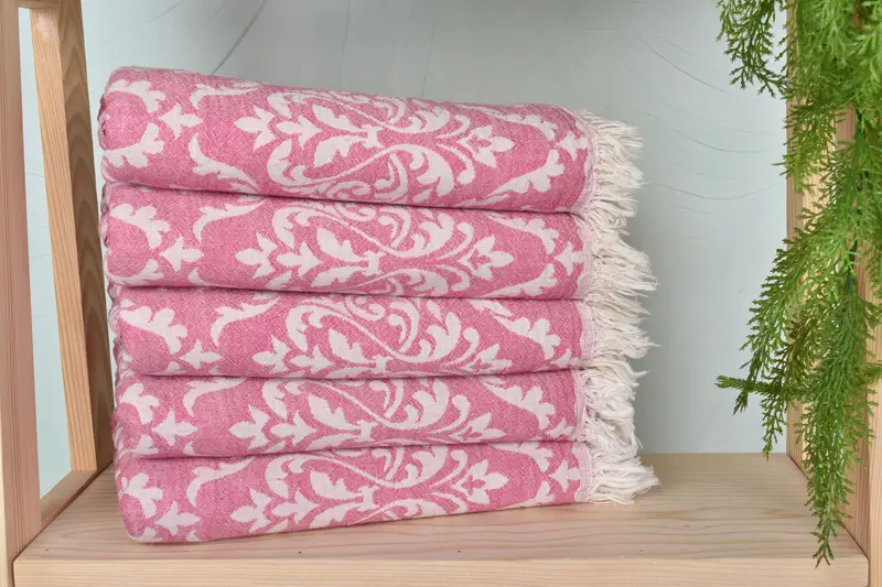 68x36 Cotton Baroque Towel, Embroidered Towel, Wedding Gift For Bride, Personalized Home Gift Wedding, Bridesmaid Gift Towel, Soft towel - 3