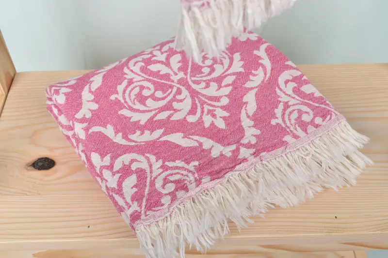 68x36 Cotton Baroque Towel, Embroidered Towel, Wedding Gift For Bride, Personalized Home Gift Wedding, Bridesmaid Gift Towel, Soft towel - 6