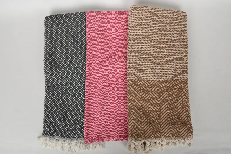 Custom Towel, Beach Towel Gift, Quick-drying peshtemal towel for poolside, Yoga Towel, 70x40 Cotton Set of 10 Towel, Gift For Bride, Organic towel - 8