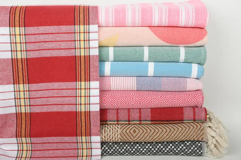 Custom Towel, Beach Towel Gift, Quick-drying peshtemal towel for poolside, Yoga Towel, 70x40 Cotton Set of 10 Towel, Gift For Bride, Organic towel - 1