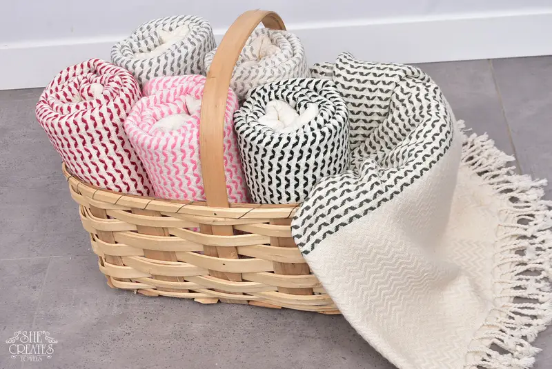 Birthday Gift, Summer Gift Ideas, Embroidery Towel, 76x40 Cotton Diamond Towel, Turkish towel, Custom Bath Towel, Travel towel, Turkish bath towel - 7