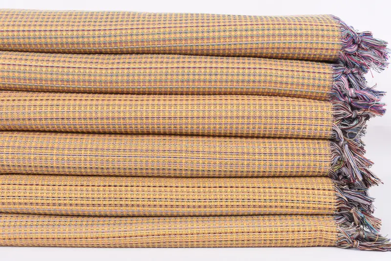 Gift For Wedding Day, 92x88 Cotton Geometric Towel, Turkish Blanket, Turkish Tablecloth, Custom Wedding Gifts, Personalize Gift, Housewarming Gift - 3