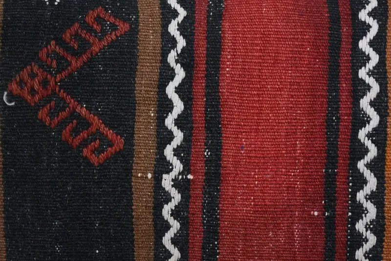 Kilim Pillow, 16x24 Red Cushion Cover, Christmas Pillow Sham, Home Decor Pillow, Ethnic Throw Pillow Cover, Boho Pillow, Pillow - 3