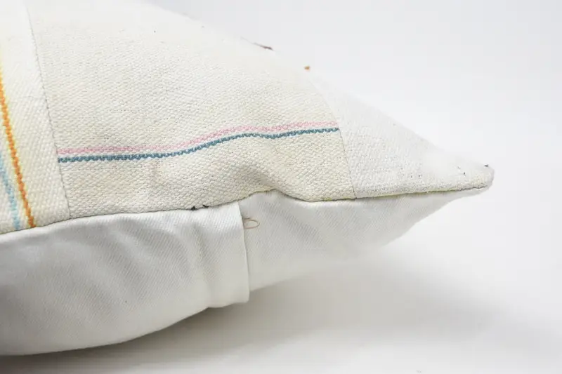 Outdoor Pillow Case, Cotton Pillow Sham, Handmade Kilim Cushion, Throw Kilim Pillow, 16x48 Red Cushion Cover, Pillow for Sofa, Cushion Case - 5