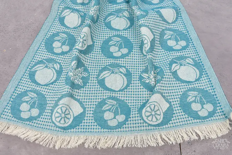 Personalized Gift For Him, Personalized Hand Towel, Summer Gift, Personalized Kitchen Towel, Custom Hand Towel, 28x20 Cotton Fruits Patterned Towel - 6