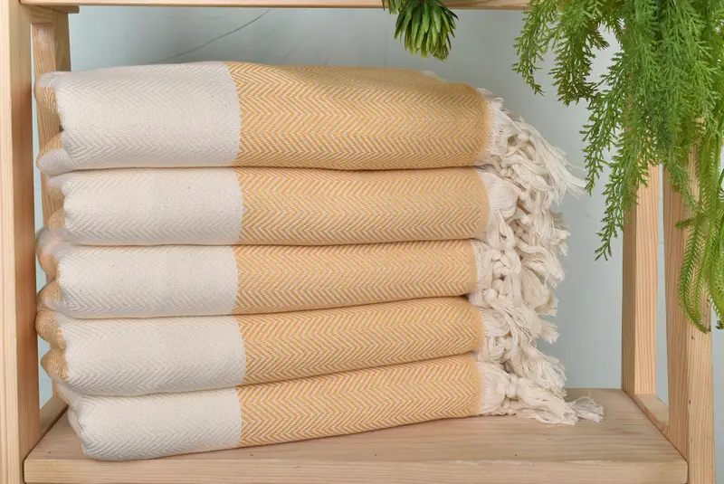 70x40 Cotton Herringbone Towel, Quick-Dry Beach Towel, Turkish hand towel, Miami Bachelorette Party Favors, Large Turkish Towel, Christmas Gift - 1