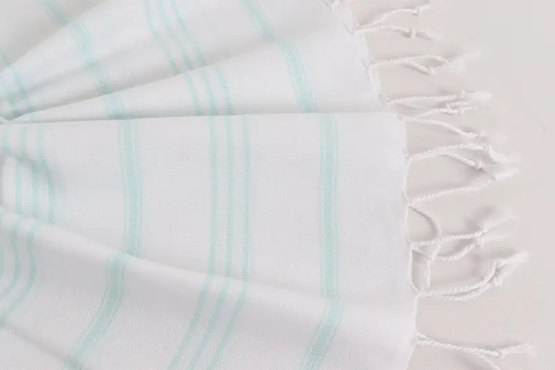 40x24 Pamuklu çizgili havlu, monogram havlu, özel el havlu, eve taşınma hediyesi, Sevgililer Günü Hediye Fikri, Küçük Banyo Havlular, Kişiselleştirilmiş Hediye - 8