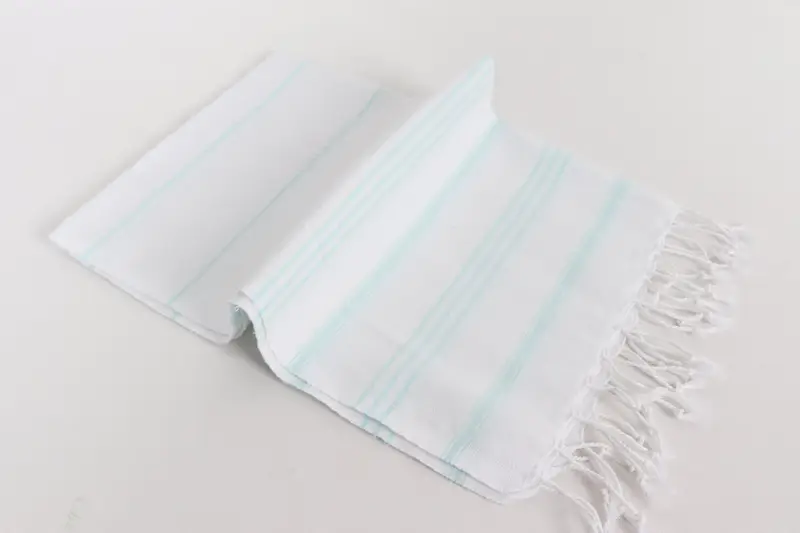 40x24 Pamuklu çizgili havlu, monogram havlu, özel el havlu, eve taşınma hediyesi, Sevgililer Günü Hediye Fikri, Küçük Banyo Havlular, Kişiselleştirilmiş Hediye - 6