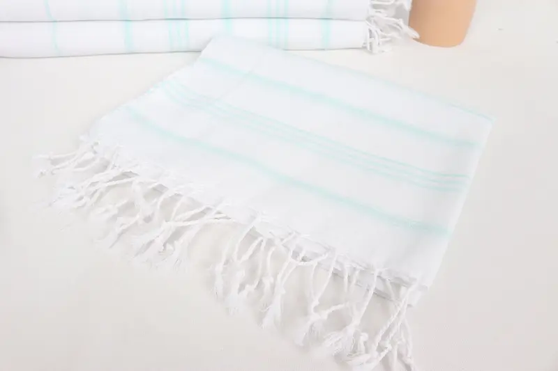 40x24 Pamuklu çizgili havlu, monogram havlu, özel el havlu, eve taşınma hediyesi, Sevgililer Günü Hediye Fikri, Küçük Banyo Havlular, Kişiselleştirilmiş Hediye - 5