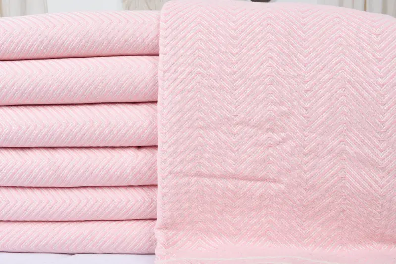 Bridesmaid Gifts, Woven Throw Blanket, Wedding Anniversary Gift, Monogram Beach Blanket, Wedding Favors, 96x70 Cotton Diamond Towel, Bachelor Gifts - 2
