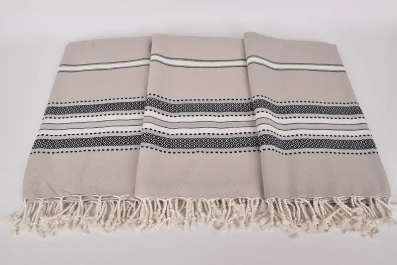 Towel With Name, Turkish Towel Bulk, 70x40 Cotton Striped Towel, Custom Wedding Gift, Personalized Gift For Her, Best Friend Gift, Embroidered Towel - 7