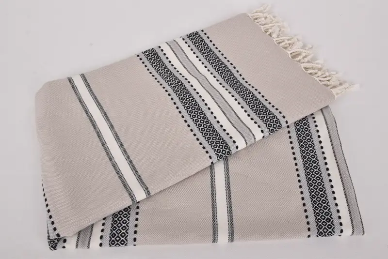 Towel With Name, Turkish Towel Bulk, 70x40 Cotton Striped Towel, Custom Wedding Gift, Personalized Gift For Her, Best Friend Gift, Embroidered Towel - 4
