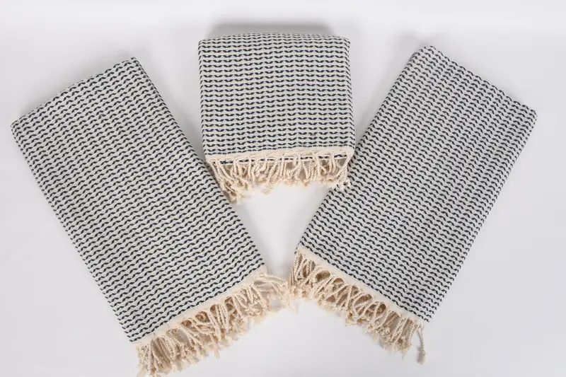 70x40 Cotton Diamond Towel, Wedding Gift For Bride, Family Gift Basket, Bridesmaid Gifts, Peshtemal Towel, Bridal Shower Gift, Turkish hand towel - 6