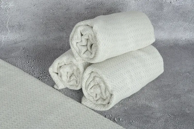 Sand-resistant Turkish towel for the beach, Home Decor Towel, Quick-dry peshtemal, Gift For Her, 70x40 Cotton Diamond Towel, Quick-dry towel - 8