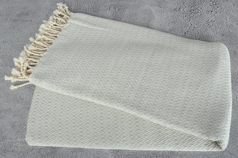 Sand-resistant Turkish towel for the beach, Home Decor Towel, Quick-dry peshtemal, Gift For Her, 70x40 Cotton Diamond Towel, Quick-dry towel - 6