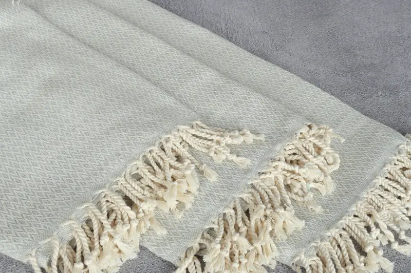 Sand-resistant Turkish towel for the beach, Home Decor Towel, Quick-dry peshtemal, Gift For Her, 70x40 Cotton Diamond Towel, Quick-dry towel - 5