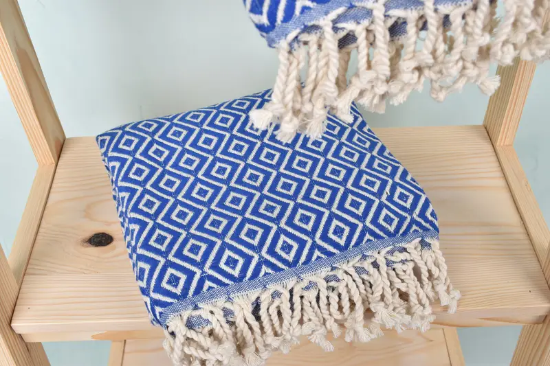 Guest Towel, Eco-Friendly Turkish Towel, Gift For Her, 70x40 Cotton Diamond Towel, Yoga Towel, Turkish bath towel, Customized Towels, Wedding Favors - 5